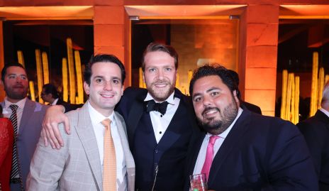  Chuy González, Thomas Kapetanis y David González.