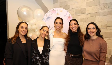  Ale Martínez, Estefanía Leija, Valeria Rangel, Paula Ochoa y Marcela Ortiz.