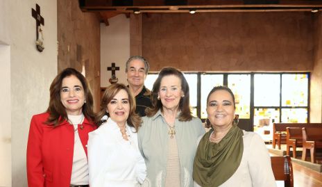  Tere Vergara, Verónica Maza, Alfredo Vergara, Maricarmen Aranda y Gelus Pérez.