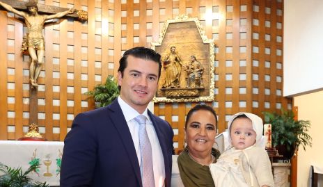  Alejandro Aranda, Gelus Pérez y Lucca Aranda.