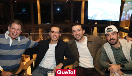  Luis Navarro, Eduardo González, Johan Werge y Alejandro Navarro.