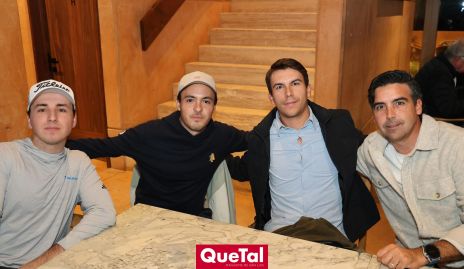  Rodrigo Navarro, Diego González, Abraham Tobías y Santiago Labastida.