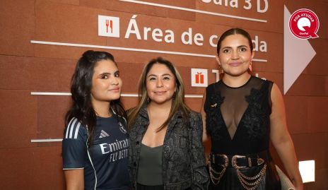  Sofía Alvarado, Maribel Nazarín e Isabel Álvarez.