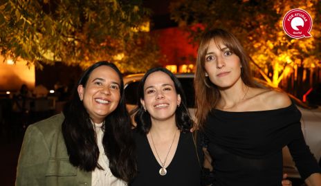  Ana Paula Domínguez, Marcela Gutiérrez y Alejandra Bocard.