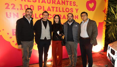  Fernando Domínguez, Fernando Vilatovar, Coco Vázquez, Federico Arredondo, Raúl Vargas.