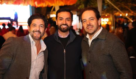  Marcelo Lozano, Mauricio Gámez y Leonardo Rangel.