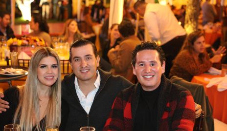  Alejandra Ríos, Rubén Ortiz y Aldo Partida.