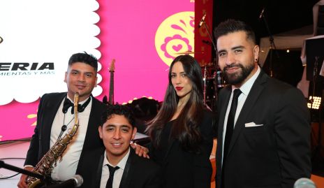  Gedeon Soriano, Daniel Ruiz, Mikaela y Ernesto Palomino.
