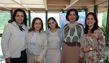  Alejandra Alcalde, Xitlali Rivas, Ingrid de Luna, Claudia Pozos y Susana Jonguitud.
