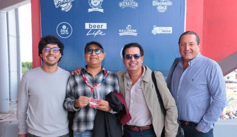  Julio Mirabal, Gerardo Mirabal, Héctor Hernández y Rafael Olvera.