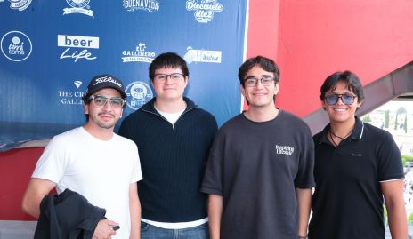  Ricardo Martínez, Sebastián Cabrero, Gerardo y Fernando Grimaldo.