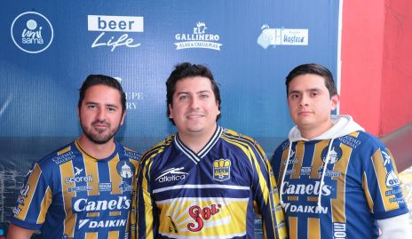  Rodrigo Cisneros, Héctor Guillén y Edson Hernández.