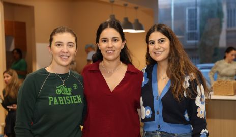  Paulina Martínez, Andrea Espinosa y Lu Castelo.