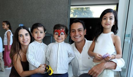  Marina Jourdain, Ricardo Leos, Jerónimo Leos, Ricardo Leos y Doménica Leos.