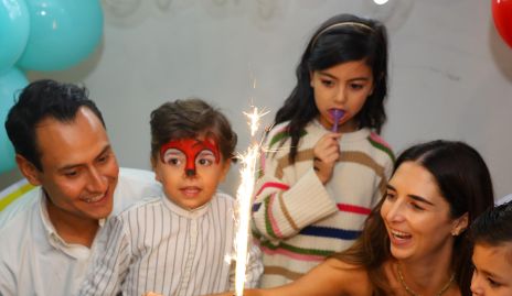  Ricardo Leos, Marina Jourdain, Doménica Leos, Jerónimo y Ricardo Leos.