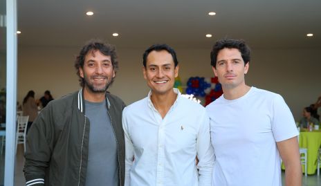  Daniel Enríquez, Ricardo Leos y Diego Jourdain.