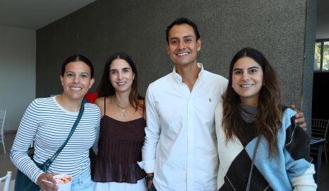  María José Barragán, Marina Jourdain, Ricardo Leos y Lu Castelo.