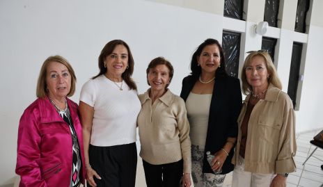  Patricia Villasuso, Oti Ruiz, Anie Rossel, Laura Solís y Laura Villasuso.