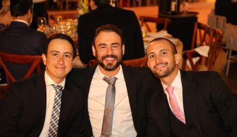  Jorge Puente, José Luis Schekaiban y Roberto Puente.