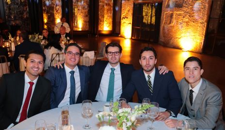  Diego Azuara, Alejandro Aguillón, Fede Alcalde, Sebastián Ramírez y Santiago Sánchez.