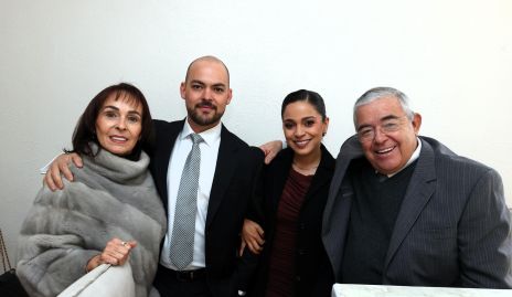  Susana Rangel, Pedro Lozano, Tania Loredo y Alberto Lozano.
