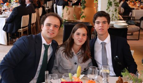 Diego Vera, Laila Vera y Lucas Espinosa.