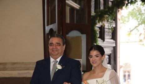 José Luis González con su hija Margaret.