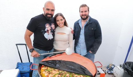  Germán De Luna, Ingrid De Luna y Felipe Martín Alba.