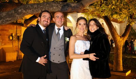 Julio Galindo, Alejandro Villalobos, Valeria Rangel y Analú Díaz .
