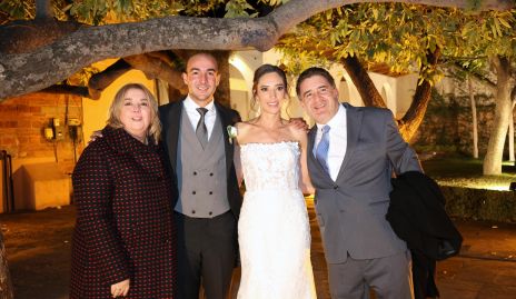 Regina Payán, Alejandro Villalobos, Valeria Rangel y Antonio Delgado.