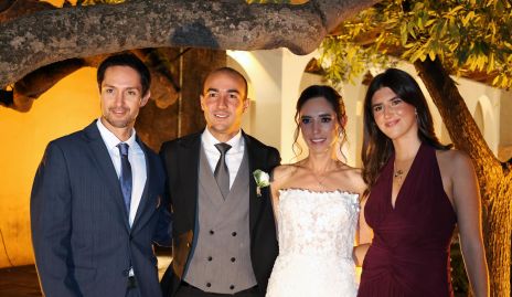  Santiago Gutiérrez, Alejandro Villalobos, Valeria Rangel y Ale Almaguer.