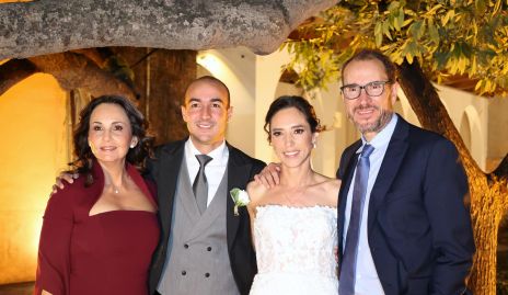  Cristy Villalobos, Alejandro Villalobos, Valeria Rangel y Luis Nava.