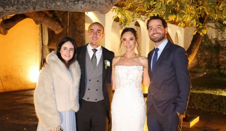  Paulina Aldrett, Alejandro Villalobos, Valeria Rangel y Carlos González.