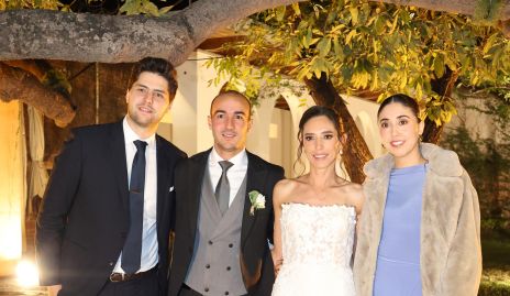 Piero Alessi, Alejandro Villalobos, Valeria Rangel y Andrea de la Torre.