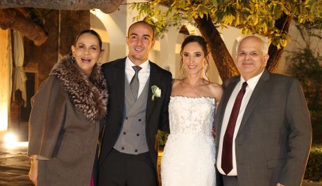  Toyita Villalobos, Alejandro Villalobos, Valeria Rangel y Héctor Dávila.