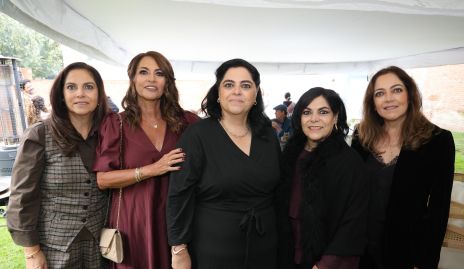  Las hermanas, Alba, Raquel, Gabriela, Yolanda y Claudia Altamirano.