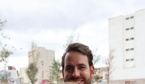  Andrés Aguirre con su sobrino Roberto.