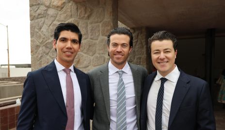  Rafael Tobías, Roberto Lozano y Gastón Lozano.