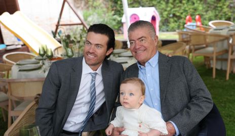  3 generaciones, Roberto, Roberto y Roberto Lozano.