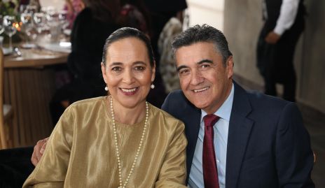  María Guadalupe Zacarías y Gilberto Galván.