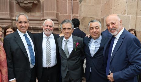  Ricardo Raymond, Roberto Cummings, Fernando del Pozo, Alejandro Villasana y Rodolfo Narro.