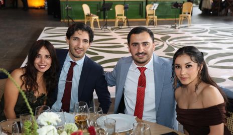  Martha Martínez, Carlos Ponce, Iuso Curiel y Mariely Rueda .