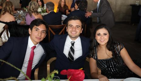  Arturo Gómez, José Manuel Córdova e Isa Fernández.