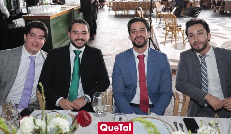  Francisco Hervert, Ramón Pedroza, Diego Reverte y Sebastián Ramírez.
