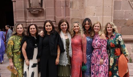  Marlú Mendizábal, Claudia Ávila, Laura Acosta, Hilda Rodríguez, Gabriela Serment, Claudia Toledo, Anita González y Lynette Pizzuto.