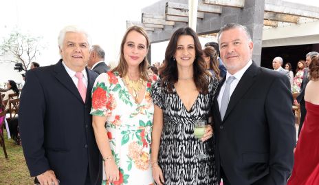  Gerardo Rodríguez, Meritchell Galarza, Mónica Galarza y Rodrigo Gómez.