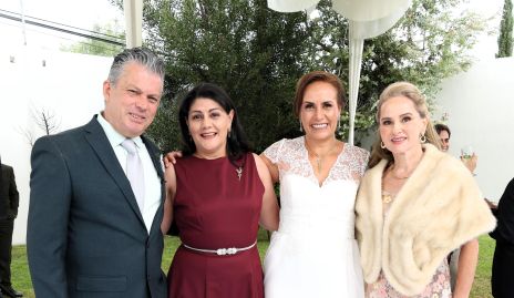  Ernesto Sánchez, Ana González, Yogus Gómez y Elizabeth Heinze.