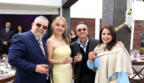  Antonio González, Irma Valero, Octaviano Gómez y Alejandra Retes.
