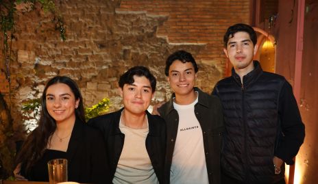  Sofía Pérez, Ethan Acevedo, Joaquín Mercado y Paulo Mendoza.
