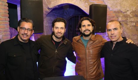  Eduardo Guevara, Andrés Medina, Diego Mercado y Alejandro García.
